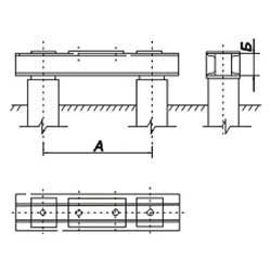 Ростверки двухсвайных фундаментов фото 1